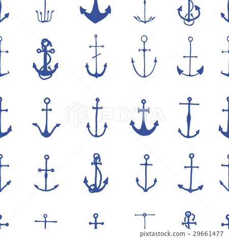 Seamless vector pattern with engraved, hand drawn Seamless vector pattern with engraved, hand drawn 29661477