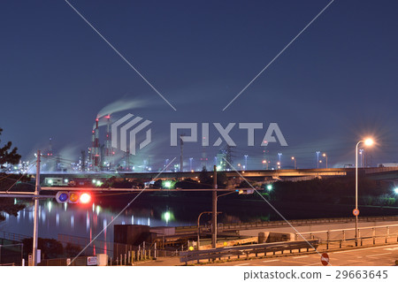 [Osaka] Factory night view 29663645