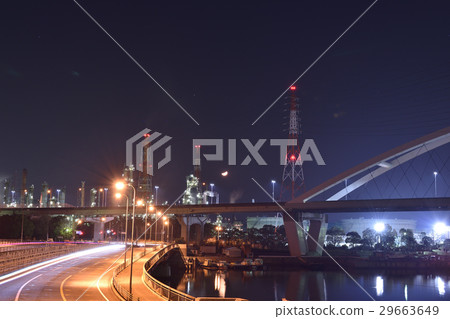 [Osaka] Factory night view 29663649