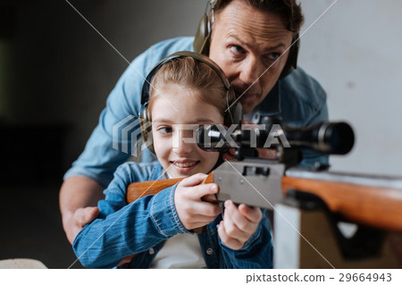 Cheerful positive girl having fun 29664943