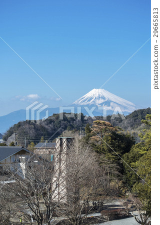 View Mt. Fuji far away from the Yuzan Reflection Reactor 29665813