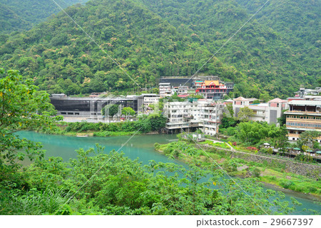 建築,草,房子,溪流,溫泉區,綠色 29667397