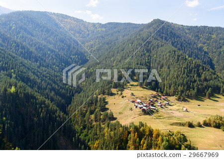 Kumelaurta Village Tusheti Nature Reserve. Georgia Kumelaurta Village Tusheti Nature Reserve. Georgia 29667969