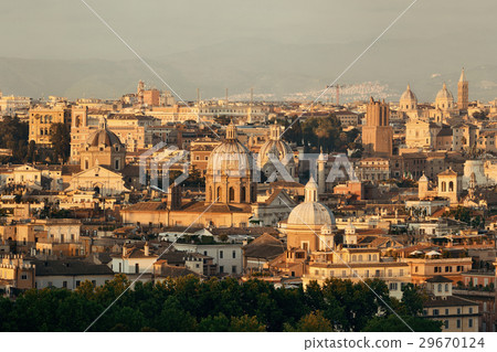 Rome Rooftop view Rome Rooftop view 29670124