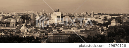 Rome Rooftop view Rome Rooftop view 29670126