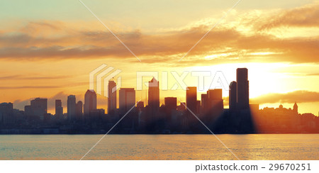 Seattle sunrise 29670251