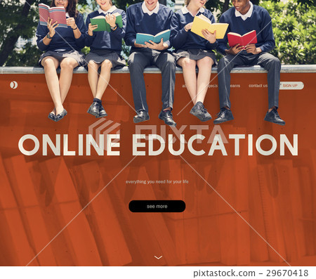 Distance learning online webpage interface Distance learning online webpage interface 29670418