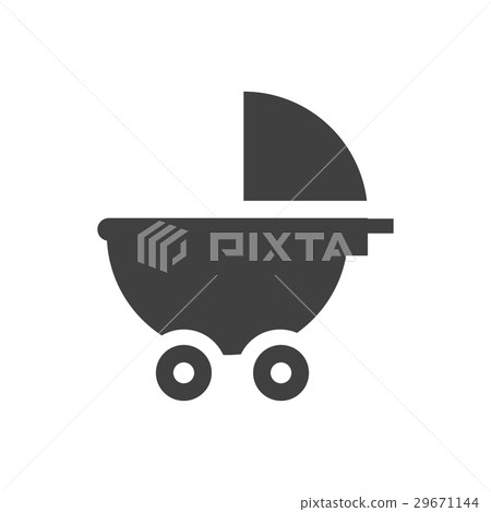 Stroller baby icon symbol 29671144
