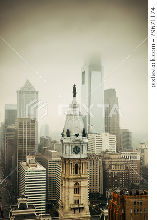 Philadelphia city rooftop Philadelphia city rooftop 29671174