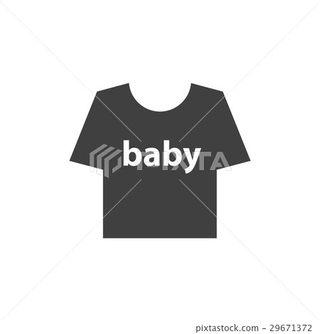 shirt baby icon symbol 29671372