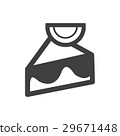 monochrome cake bakery icon 29671448
