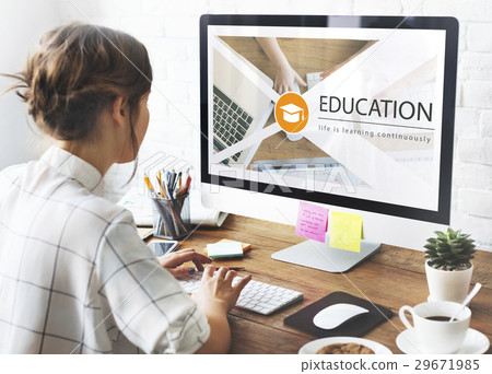 Distance learning online education webpage 29671985