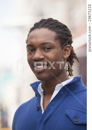 Portrait of pedestrian in city Portrait of pedestrian in city 29673228
