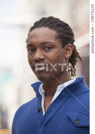 Portrait of pedestrian in city Portrait of pedestrian in city 29673229