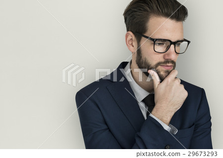 Business Attire Man Cool Posing 29673293