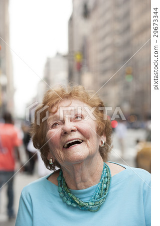 Pedestrian portrait in city Pedestrian portrait in city 29673344