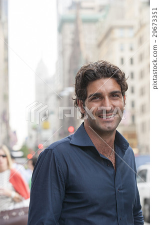 Pedestrian portrait in city Pedestrian portrait in city 29673351