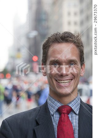 Pedestrian portrait in city Pedestrian portrait in city 29673370