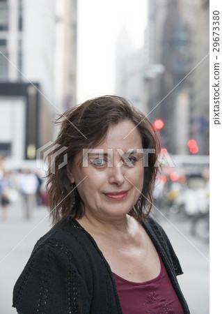 Pedestrian portrait in city Pedestrian portrait in city 29673380