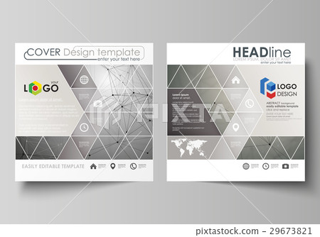 Business templates for square design brochure 29673821
