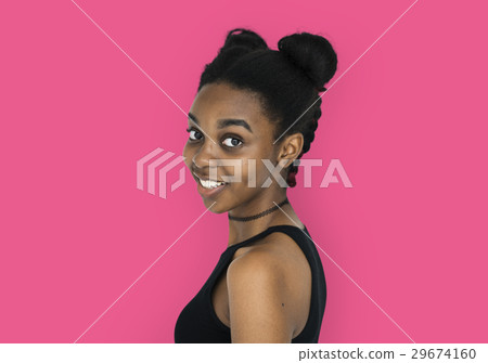 African Woman Smiling Happiness Portrait African Woman Smiling Happiness Portrait 29674160