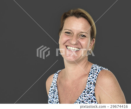 Caucasian Woman Casual Smiling 29674416