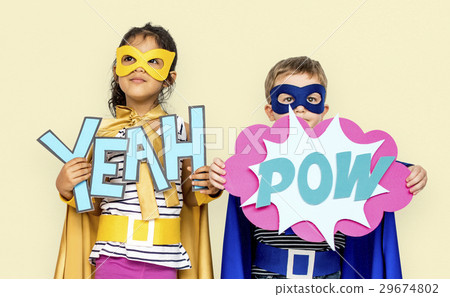 Little Kids Superhero Yeah Pow Papercrafts 29674802