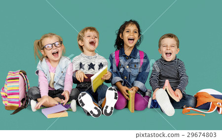 Children Smiling Happiness Friendship Togetherness School Education 29674803