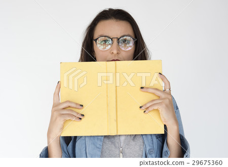 Woman Reading Hands Holding Book Leisure 29675360