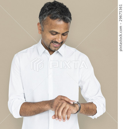 Studio People Shoot Portrait Isolated 29675361