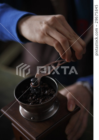 研磨咖啡豆 29675845