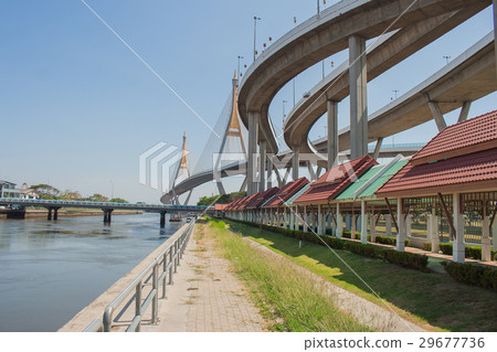 Bhumibol Bridge or Bridge of Industrial Rings. 29677736