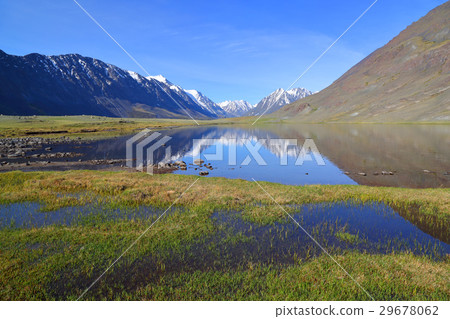 mountain landscape with lake 29678062