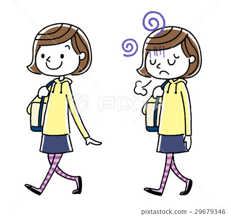 Girls: Walking, sets, variations 29679346