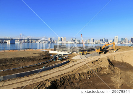 冬天晴朗的Toyosu市場 冬天晴朗的Toyosu市場 29679844