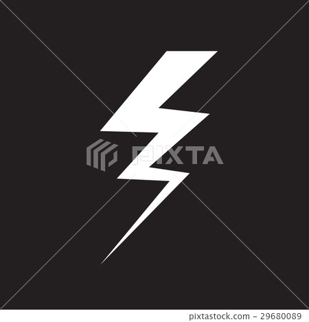 vector thunder icon design vector thunder icon design 29680089