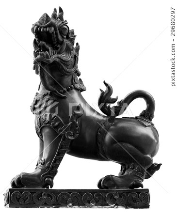 Singh statue of an animal in the wild nuts Singh statue of an animal in the wild nuts 29680297