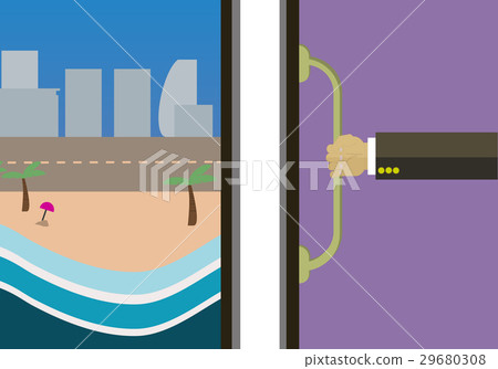 abstract vector next vacation time concept 29680308