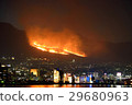 Beppu city panorama night view Ogi fire festival 29680963