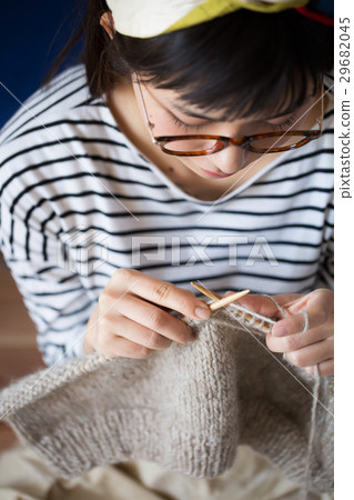 Northern Europe girls knitting women 29682045