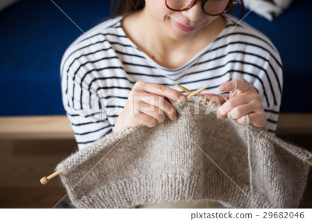 Northern Europe girls knitting women 29682046