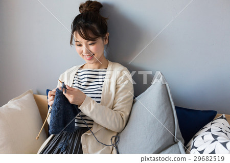Northern Europe girls knitting women 29682519