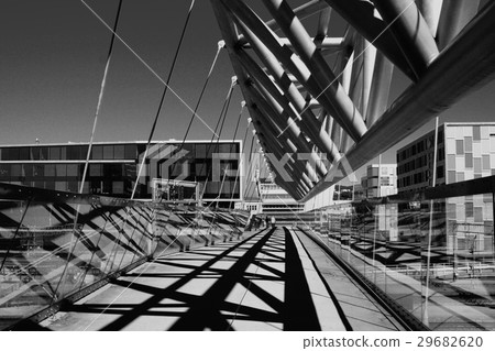 Akrobaten pedestrian bridge in Oslo, Norway Akrobaten pedestrian bridge in Oslo, Norway 29682620