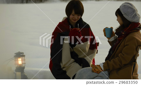 Tea time on snow Tea time on snow 29683350