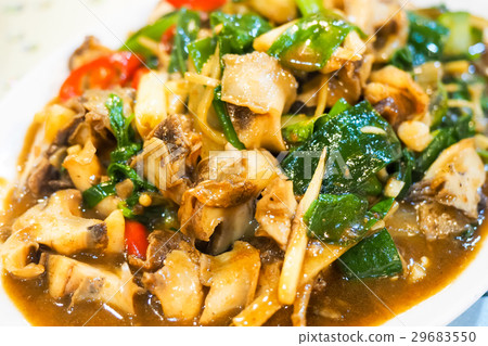 Fried snail meat 29683550