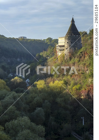 A watchtower above the canyon Kamianets-Podilskyi A watchtower above the canyon Kamianets-Podilskyi 29685184