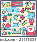 Chic Fashion Summer Patch Badges 29685834