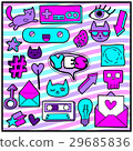 Chic Fashion Summer Patch Badges 29685836