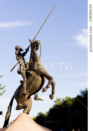 statue of Don Quijote, Campo de Criptana statue of Don Quijote, Campo de Criptana 29686634