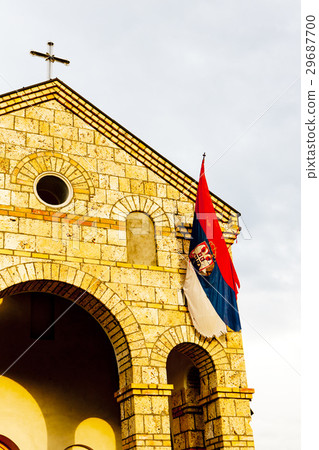 detail of church near Sargan, Serbia 29687700